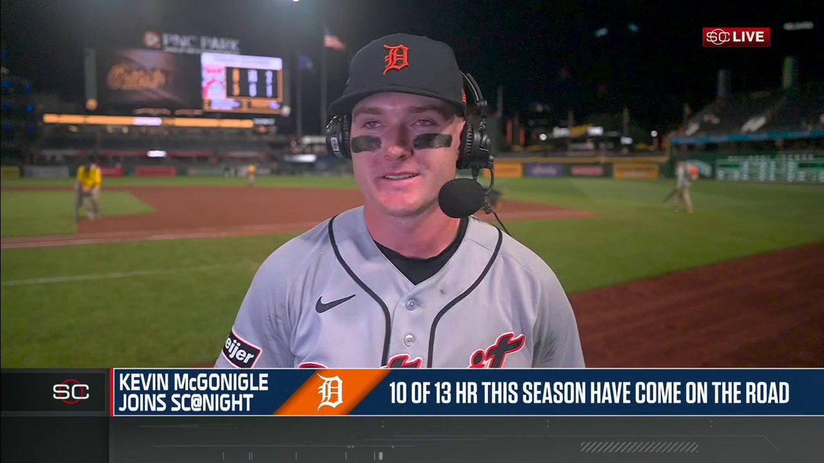 "We didn't give up on ourselves and I feel like a lot of people have gave up on us. ... Losing [Tarik Skubal] was a big deal for us, but that doesn't change the fact that we go to work every day and play hard." Tigers' Kevin McGonigle speaks on the team's mentality following the Tarik Skubal trade ⚾️