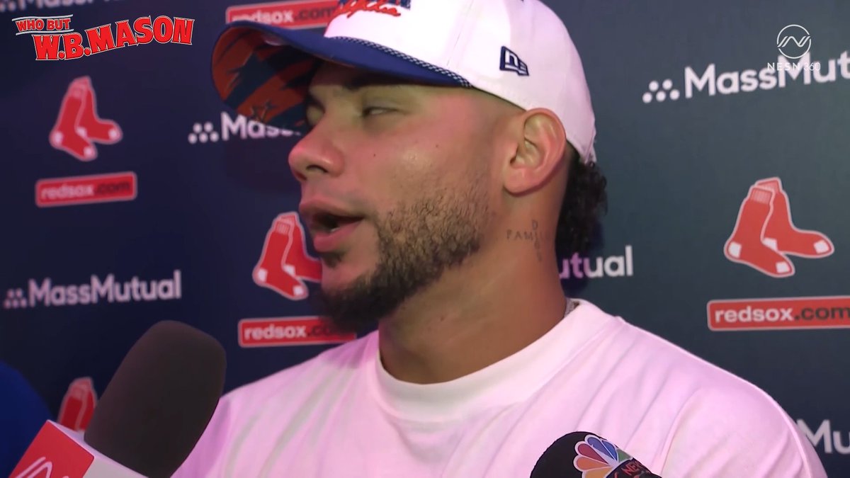 Willson Contreras on setting a new career-high in homers (25): "Thankfully, this year has been one of the best of my career... it's a dream come true... the most important thing is helping the team to win." ❤️ 🎙️ Presented by W.B. Mason Co.