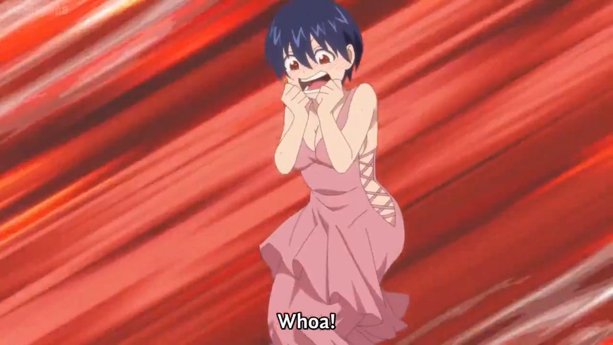 She was completely against wearing something revealing until he told her she was going to the party as his gal ๐ญ