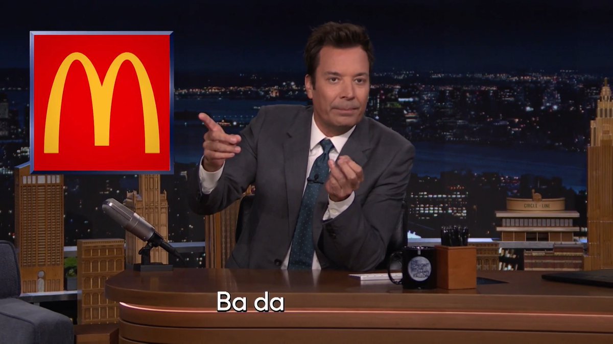 McDonald’s actually has a much longer version of their iconic ad jingle 😂 #FallonTonight