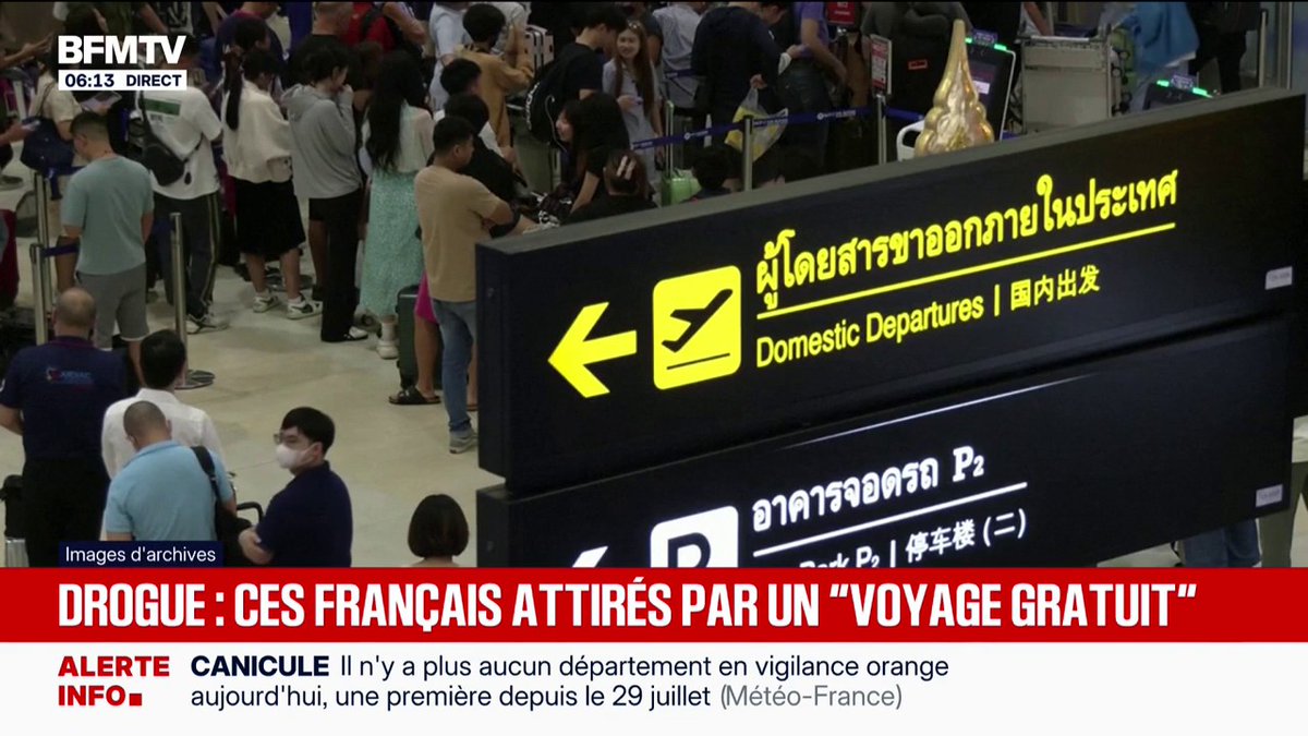 11 Français détenus en Thaïlande pour trafic de drogue après avoir été recrutés sur les réseaux sociaux