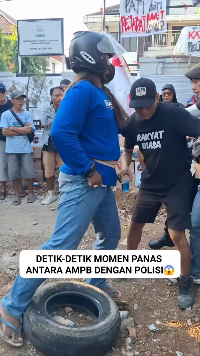 Bayangin yang demo para mahasiswa misal nekatnya kek warga Pati!