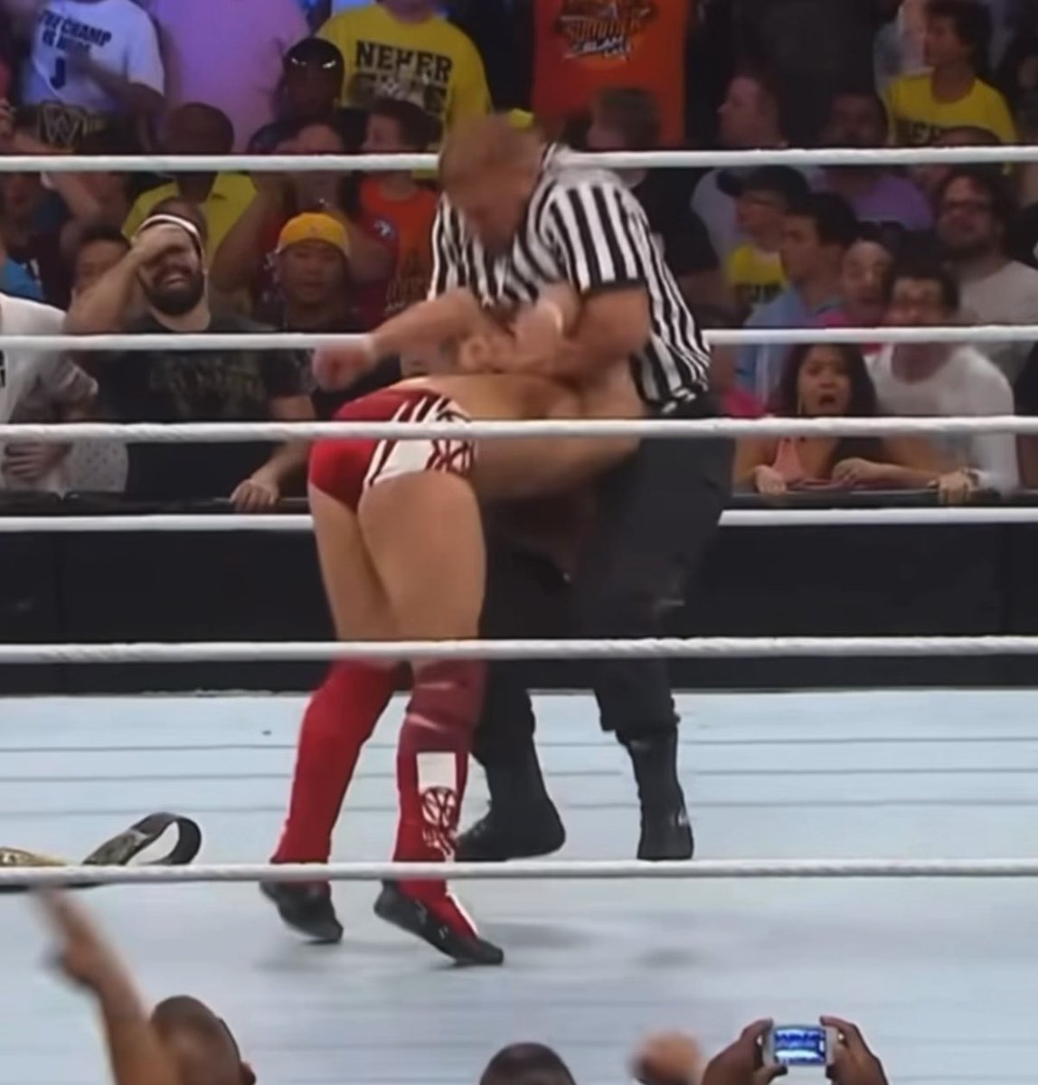 SO MANY DANIEL BRYAN FANS WERE SO HEARTBROKEN DURING THIS MOMENT MAN 😭 TRIPLE H WITH THE PEDIGREE THAT CHANGED EVERYTHING FOREVER. (2013)