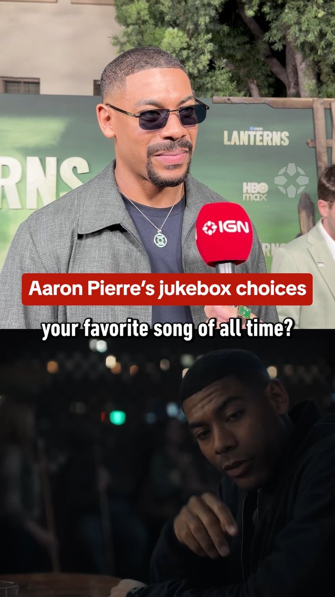 What song would Lanterns' Aaron Pierre put on loop on the jukebox?