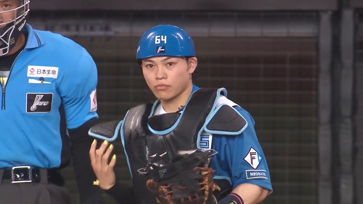 ゆあビーム炸裂🔥 北海道日本ハム 田宮裕涼 選手が福岡ソフトバンク 周東佑京 選手の盗塁を阻止‼️