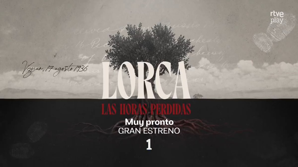 90 años del asesinato de Lorca, un poeta eterno que sigue fascinándonos mucho más allá de su leyenda. A raíz de esta efeméride, RTVE estrenará MUY PRONTO en La 1 el documental 'Lorca, las horas perdidas'. Narrado en clave de true crime y con el actor Ángel Ruiz en el papel del poeta granadino.