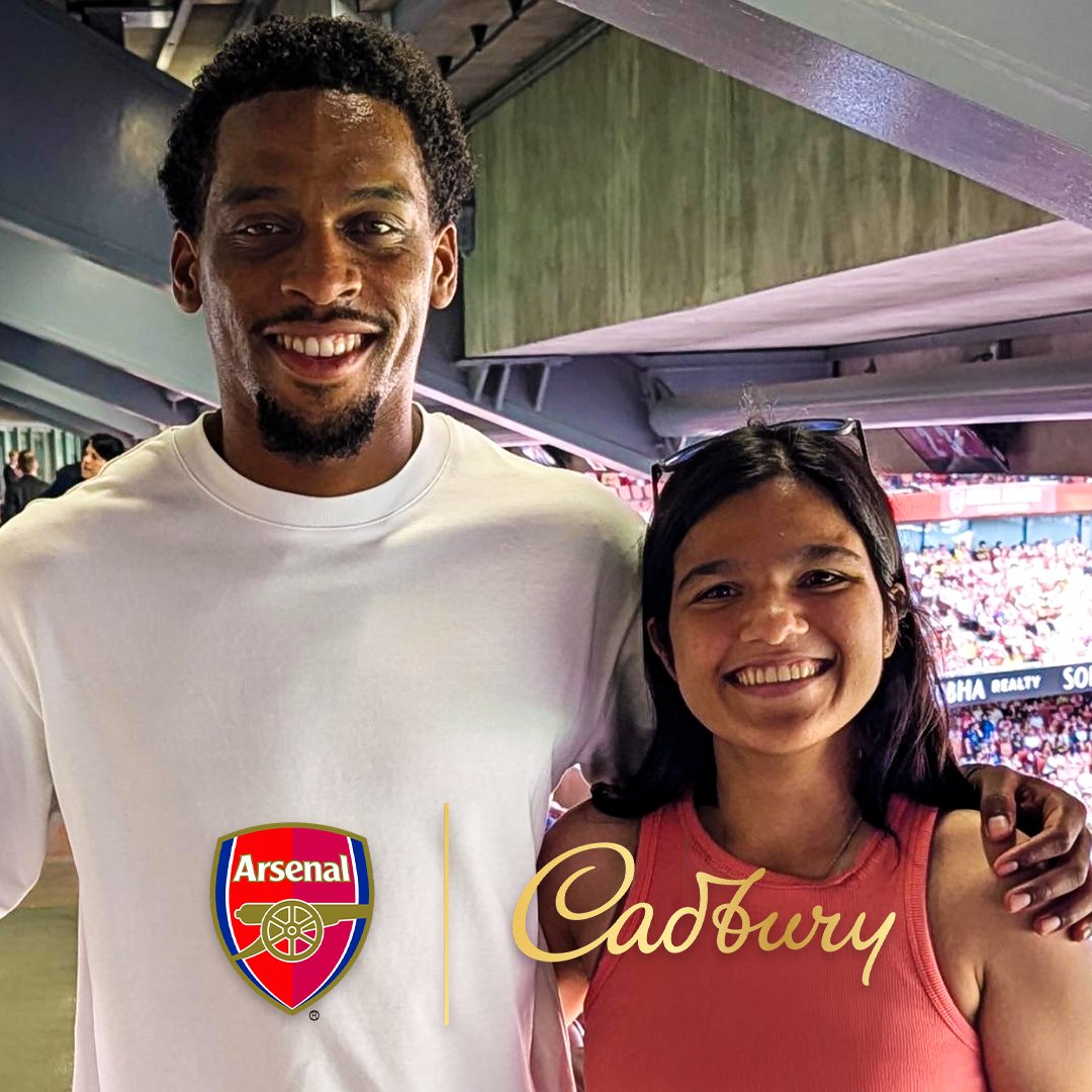 Continuing our partnership with Cadbury UK 🤝 Celebrating the incredible passion and generosity of Gooners everywhere, with supporters just like Asha, for four more years of unforgettable moments 🤩