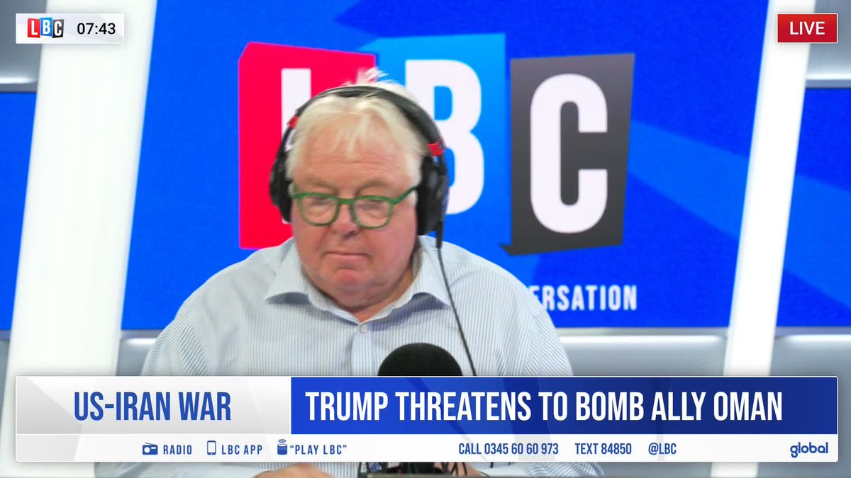 "The President is wanting to make sure that countries stand up to the Iranian regime." Former Israeli national spokesman Eylon Levy reacts as Donald Trump threatens to bomb US ally Oman.