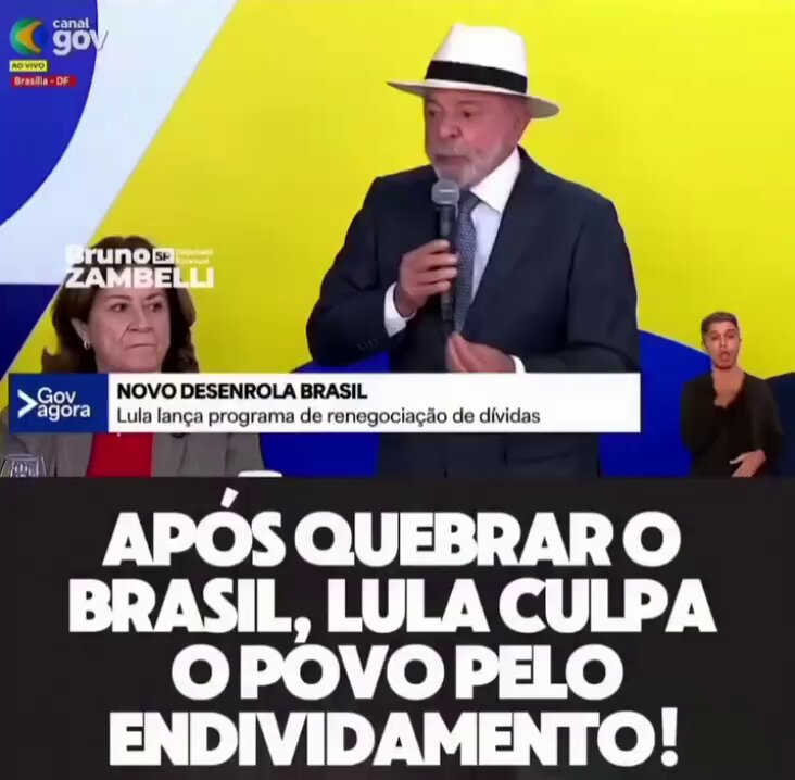 Nunca é ele. Sempre são os outros.