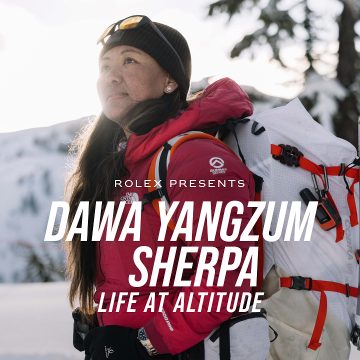 Out now. Mountaineer Dawa Yangzum Sherpa has broken barriers for female alpinists. Now, as part of an exclusive documentary series about the #RolexFamily, she reveals what it is like to live a ‘Life at Altitude’. More on #PerpetualPlanet #Reachforthecrown