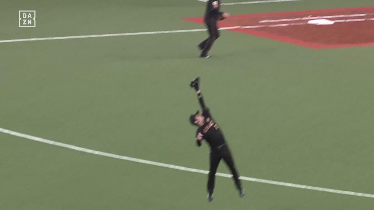 Jump!! タイミングばっちり 中野拓夢 ファインプレー ⚾️阪神×ヤクルト #阪神タイガース #だったらDAZN