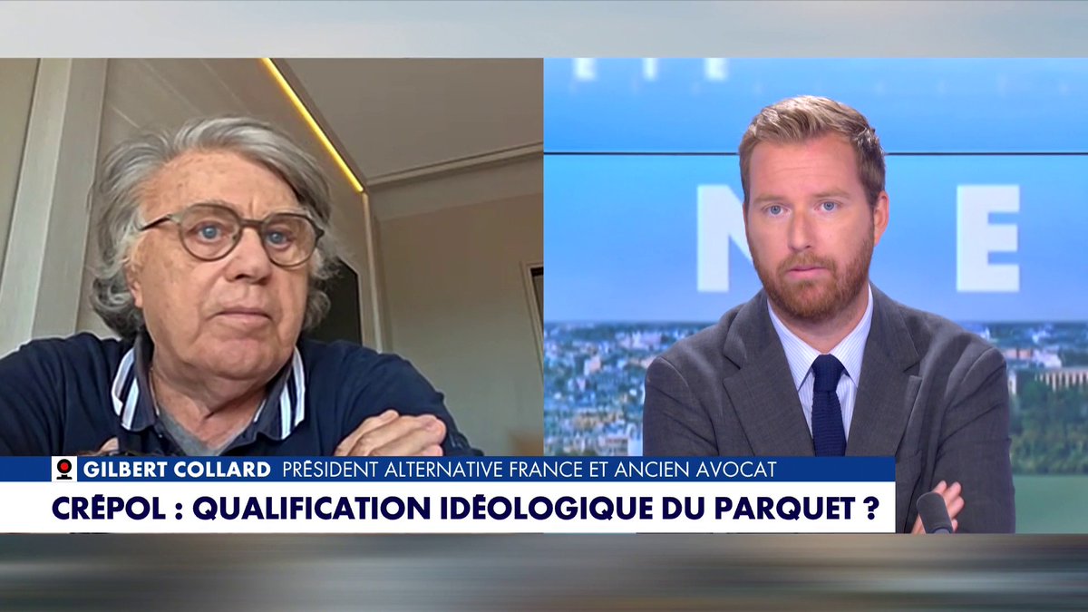 Gilbert Collard revient sur la décision de ne pas retenir la circonstance aggravant du racisme anti-blanc dans la mort de Thomas à Crépol : «Le parquet est l'émanation du pouvoir», dans #MidiNewsEte Toute l'info est à retrouver sur