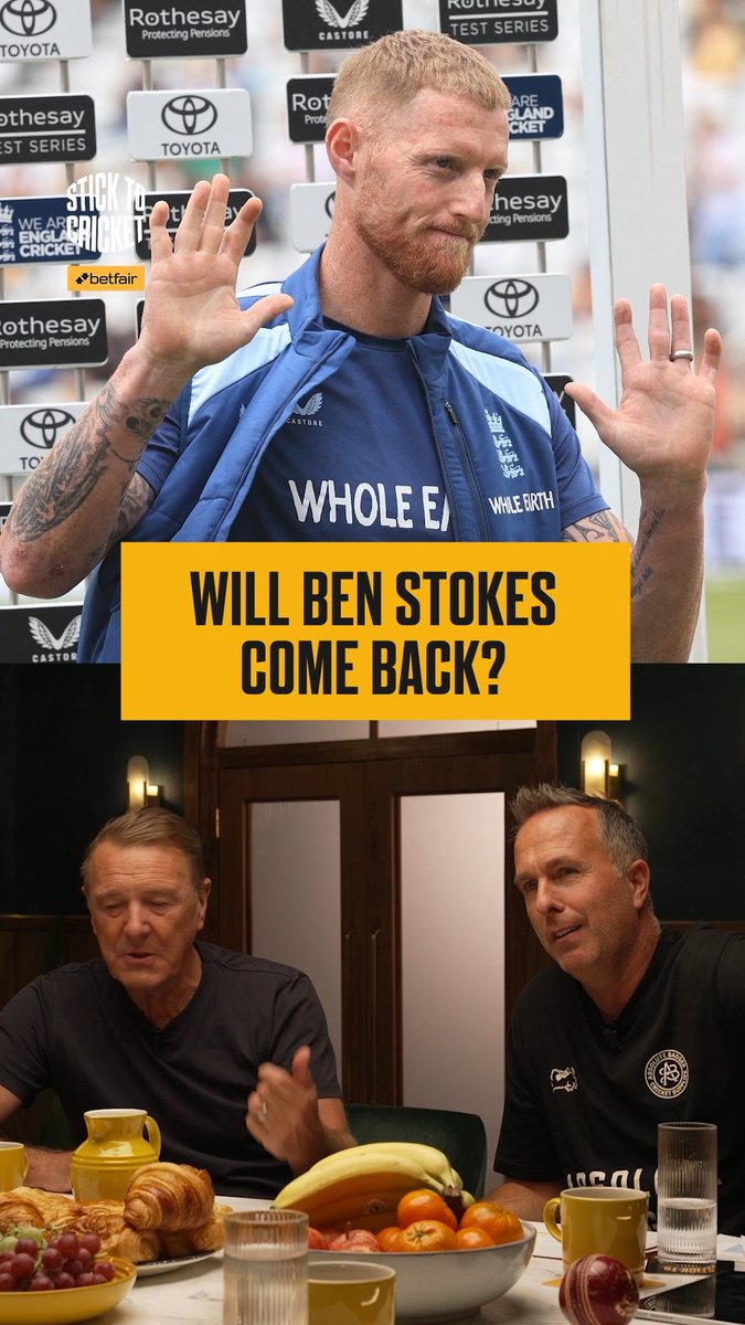 "We lost our greatest all-rounder to a curfew... now we don't have one!" 🫣 Could Ben Stokes make a shock return to the England side? 😅 🏴