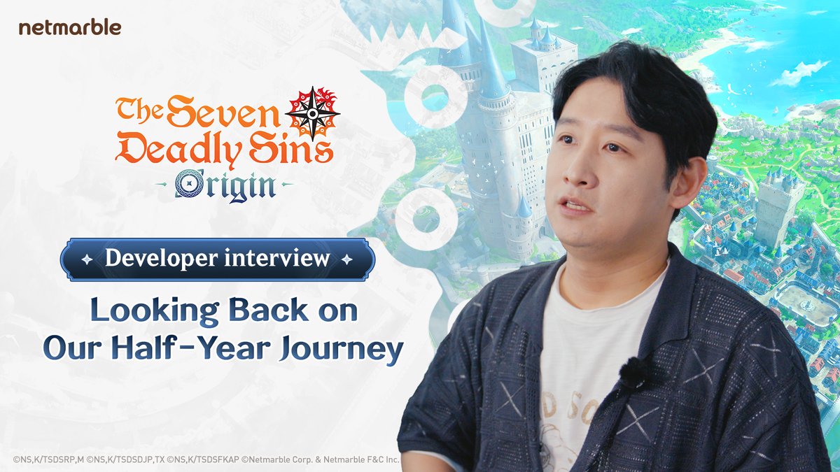 🎥 Half-Anniversary Developer Interview Now Available! - Coupon Code: HALFYEARTHANKS - Expiration Date: Until 9/15 (Tue) 14:59 (UTC) A heartfelt message for our Star Guardians — watch the video now! #TheSevenDeadlySinsOrigin #HalfAnniversary