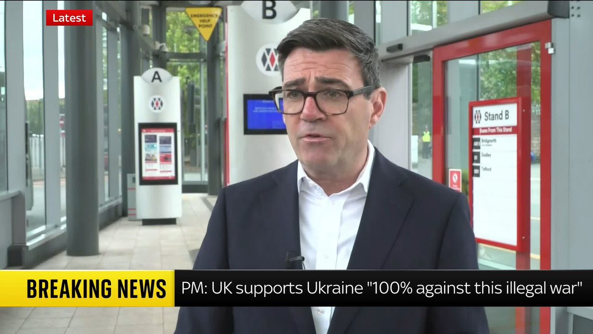 "We are providing support so that Ukraine can defend itself, and that's been the British position all the way through." Andy Burnham hits back at Russia's accusation that the UK is an "accomplice and co-perpetrator" of crimes over the use of British drones in Ukraine.