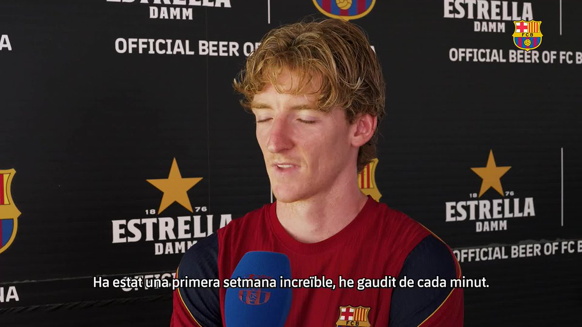 🎤 Les declaracions d'Anthony Gordon abans de jugar per primera vegada a l'Spotify Camp Nou