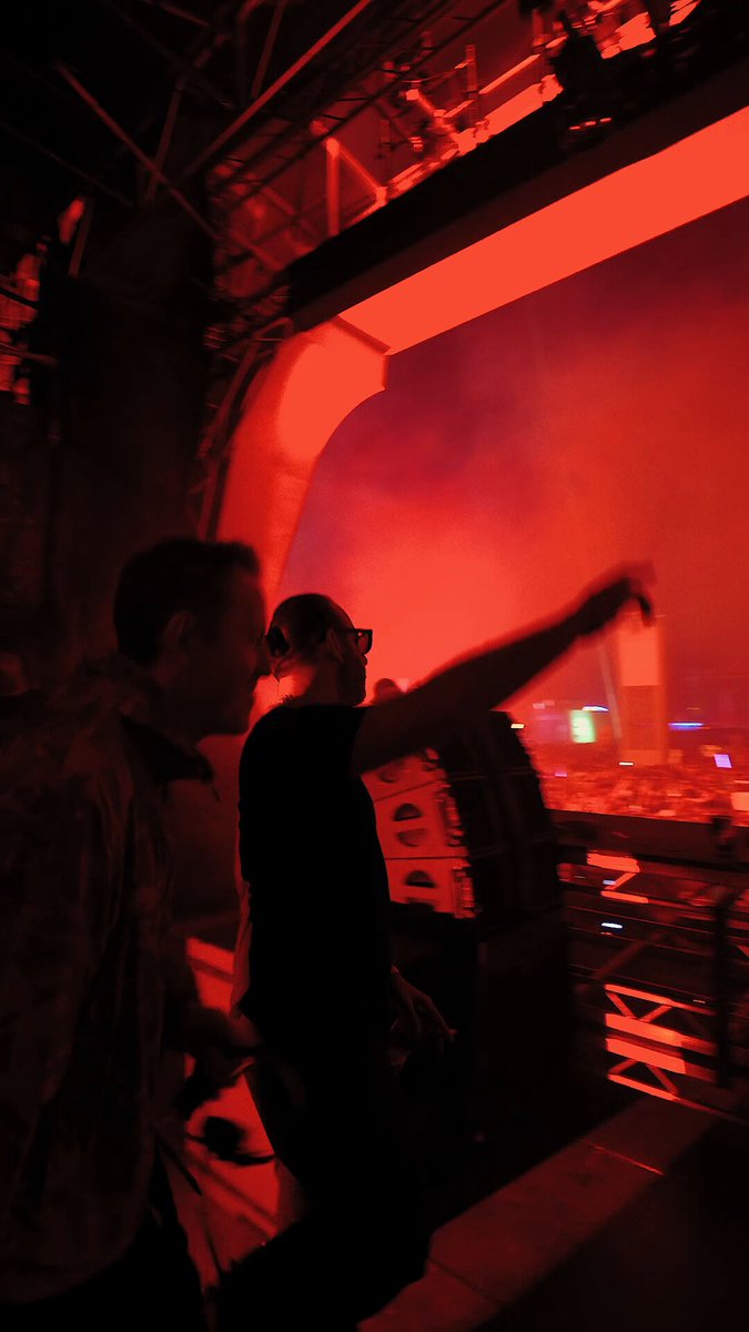 Big up Skrillex for bringing us through. Boomtown crew showed up.