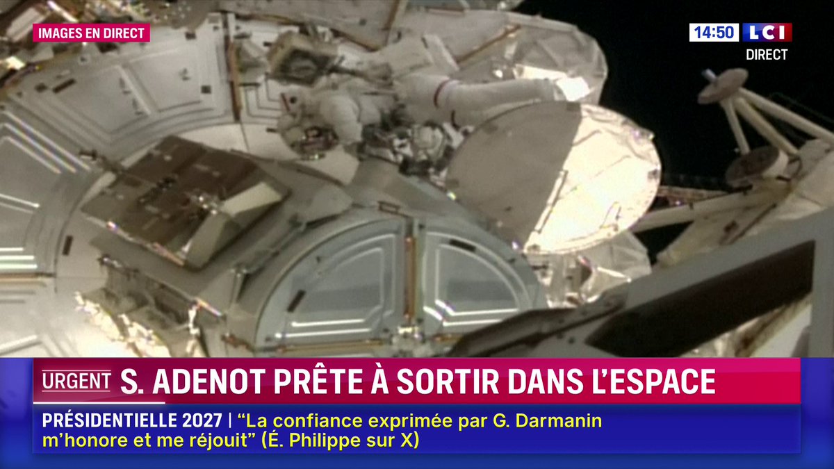 🔴🚀 HISTORIQUE ! Sophie Adenot devient la première Française à réaliser une sortie extravéhiculaire dans l’espace
