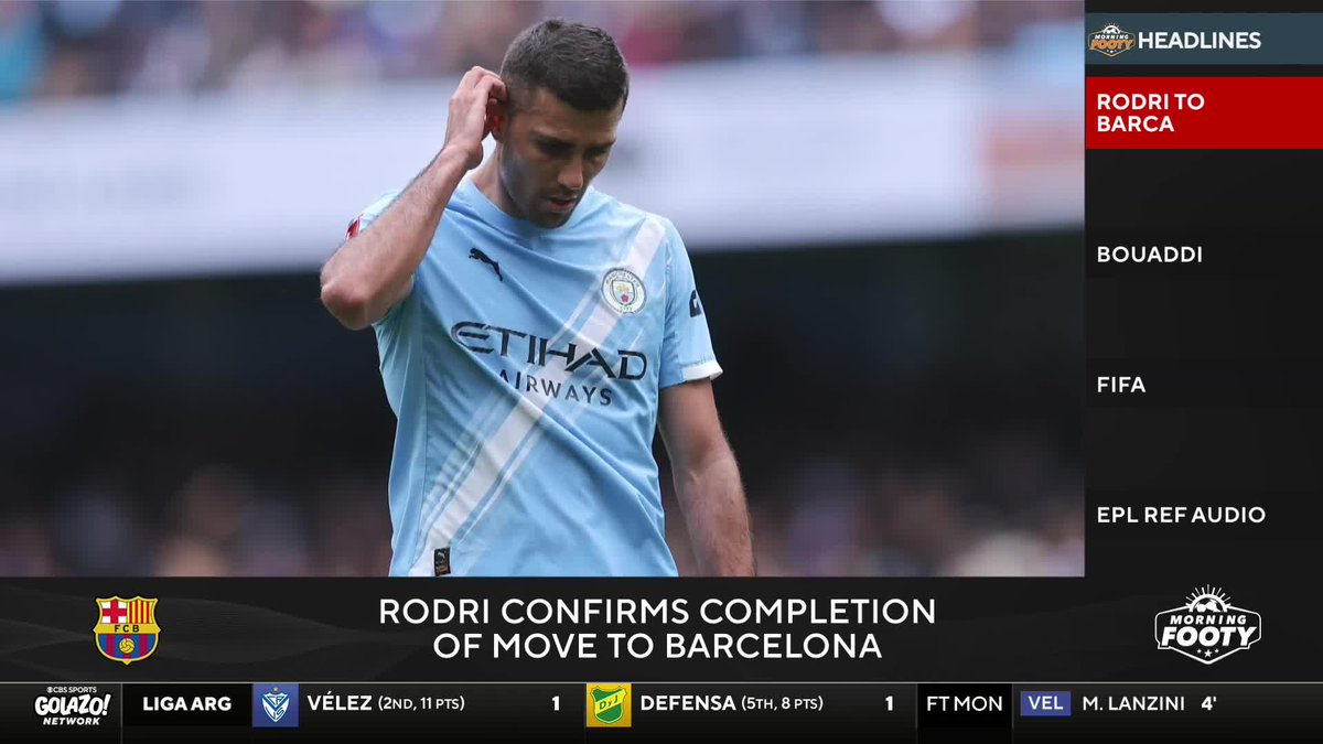 "Barcelona’s midfield is going to be so difficult to stop” Michael Lahoud is full of praise for Rodri’s pending move to Barcelona 👏