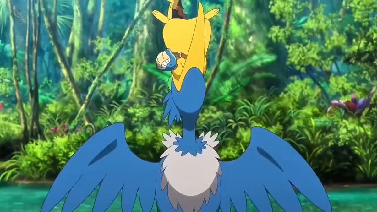 Cramorant tries to eat Pikachu 😭