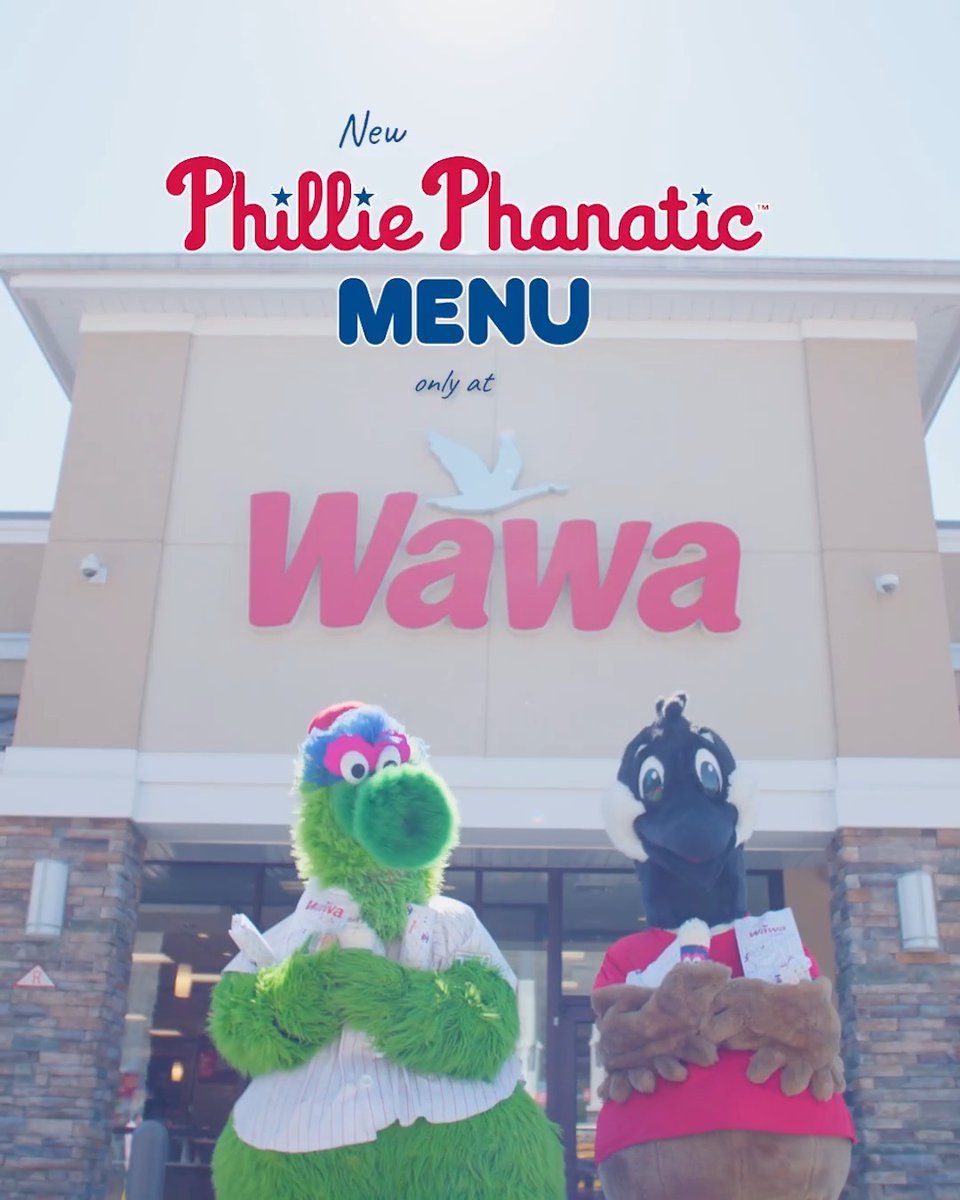 It's here, and it's perfect! 😋💚 Check out the new Phanatic menu at Wawa! #RingTheBell
