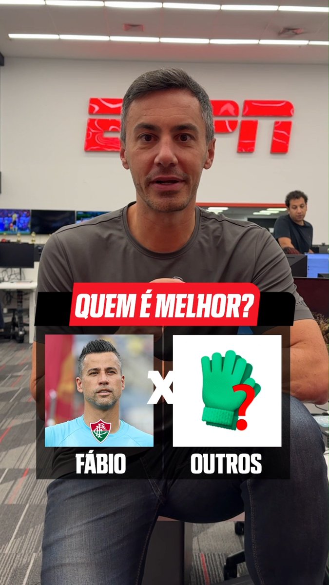 FÁBIO 🆚 GOLEIROS DO FUTEBOL BRASILEIRO! 🧤Vicari colocou o paredão do Fluminense frente a frente com outros goleiros do futebol brasileiro. E aí, fã de esporte: concorda com as escolhas dele ou mudaria algo? 👉 Assista a Independiente Rivadavia x Fluminense nesta terça-feira (18), às 19h, pela ESPN no Plano Premium do #DisneyPlus! #LibertadoresNaESPN #FutebolNaESPN #Fluminense