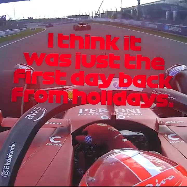 charles having sore arms when he returned from the summer break 😭 [zandvoort 24]