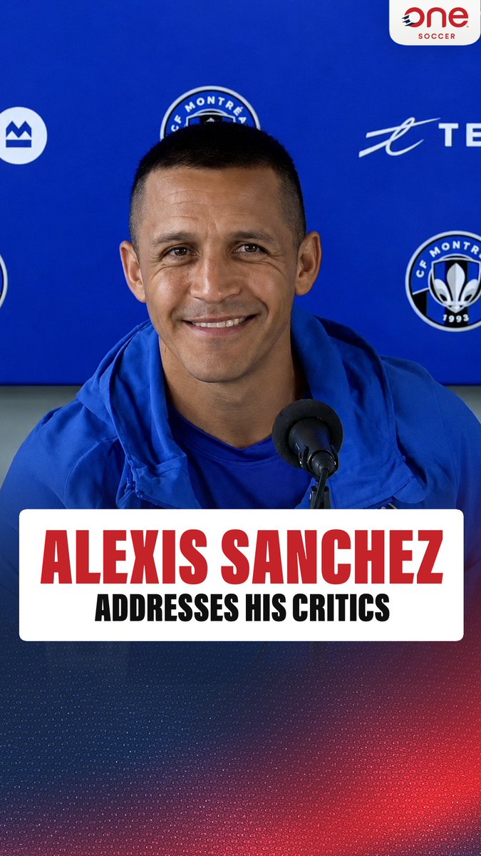 Q: "Alexis Sánchez, what do you say to those who doubt your abilities at 37?" "Nothing... Football is easy." 😈 #CFMTL
