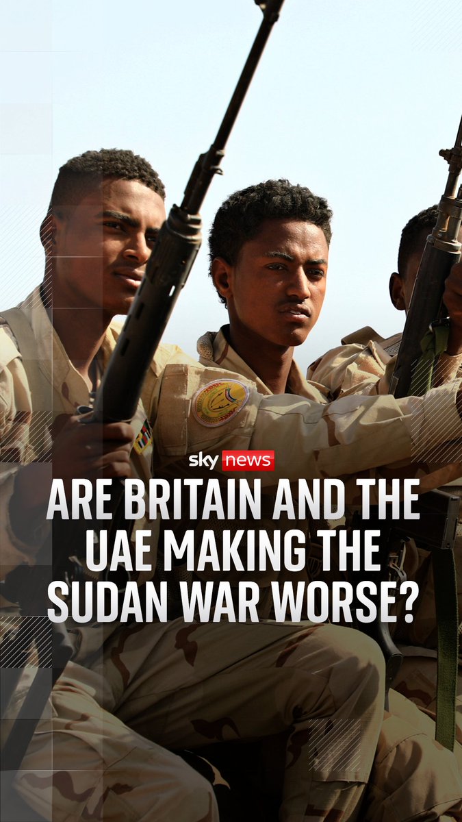 The Sudan war has not got the attention wars in Ukraine and the middle east have but it’s just as bad if not worse. One leading authority on the war told Sky News he supplied evidence proving UAE involvement to the foreign office. The UK Foreign Office has replied to the claim, saying 'it’s worked ceaselessly to push for a ceasefire in Sudan'. Sky's Dominic Waghorn reports.