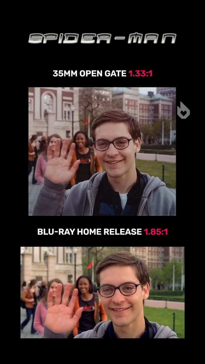 🕷️ Spider-Man (2002) 🕷️ 35mm Open Gate vs. Blu-Ray Home Release Which do you think looks better?
