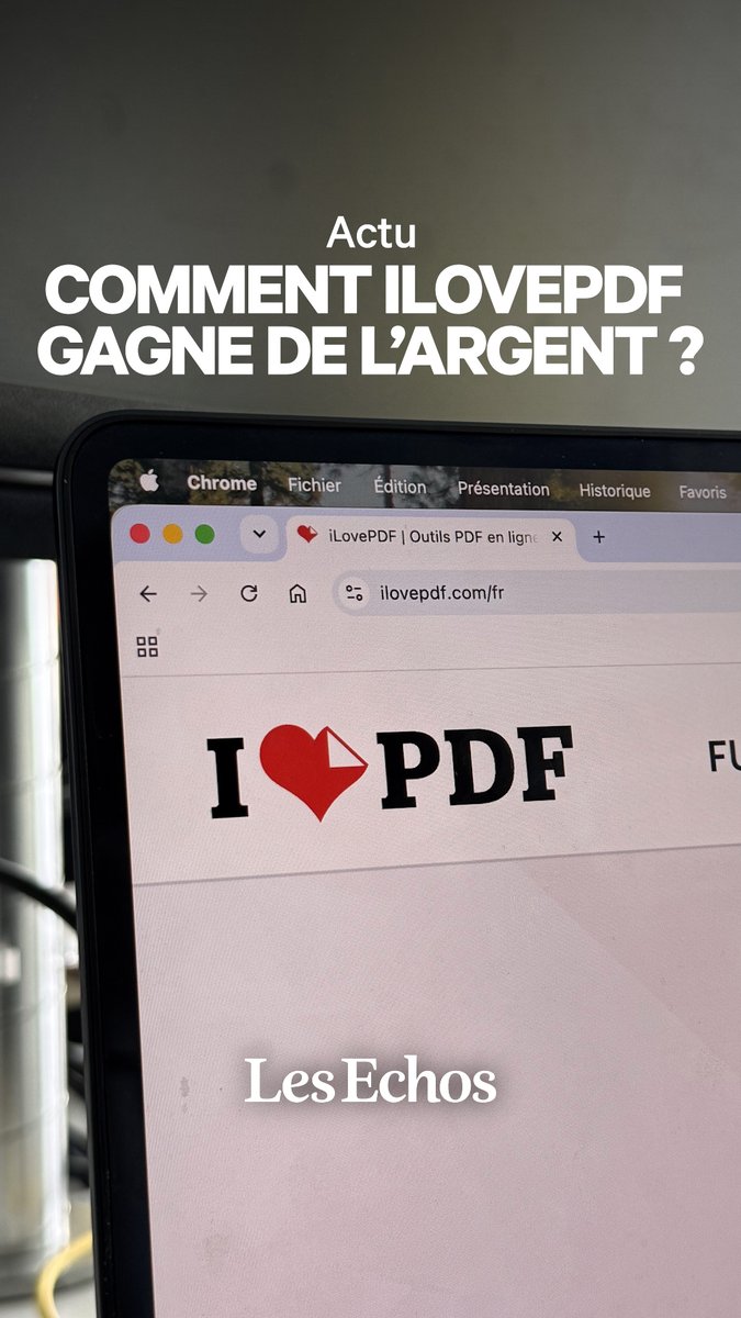 💻 Fusionner, compresser ou convertir des PDF en quelques clics, le tout gratuitement : le modèle d’iLovePDF intrigue. Sur quel modèle économique la boîte espagnole, qui revendique 25 millions de visiteurs par jour, se repose ? 🎥 Explications en vidéo.