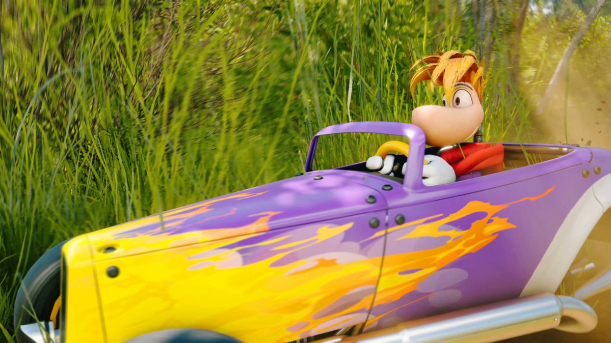 What happens when Rayman gets a steering wheel? 🌀 We’re about to find out 🔥 Rayman is landing in #TheCrewMotorfest tomorrow!