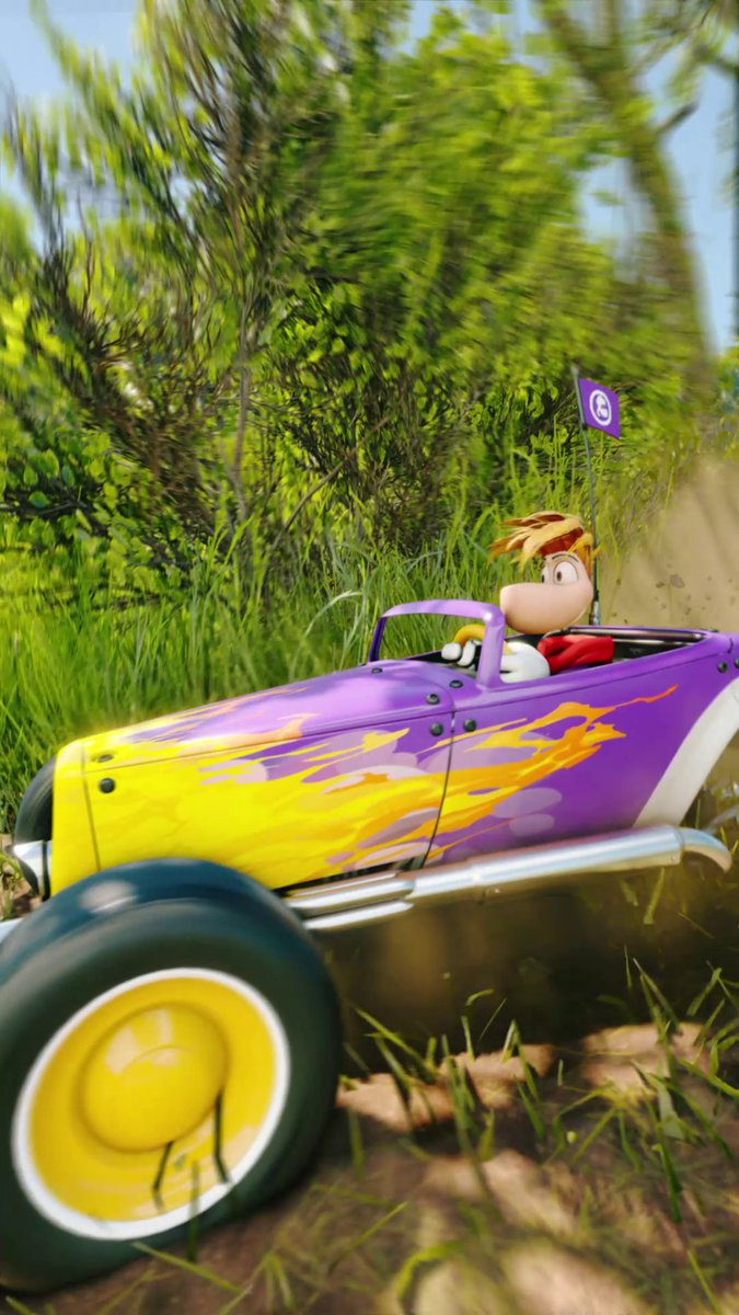 ¿Qué pasa cuando Rayman se pone al volante? 🌀 Estamos a punto de descubrirlo 🔥 Rayman aterriza mañana en #TheCrewMotorfest 🚗💨