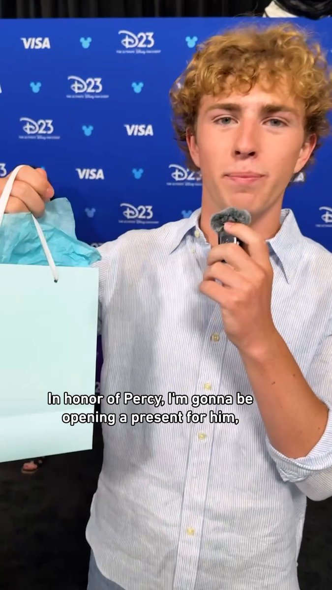 we got percy jackson a birthday gift, but walker opened it...