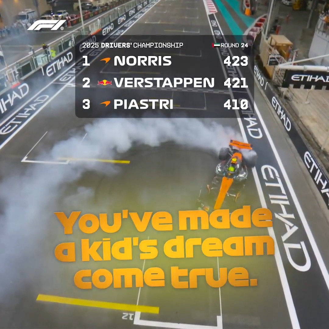Everything changed 👀 From a DNF in Zandvoort to securing the title in Abu Dhabi, Lando Norris certainly turned his 2025 season around after the summer break 😮‍💨 #F1 #DutchGP