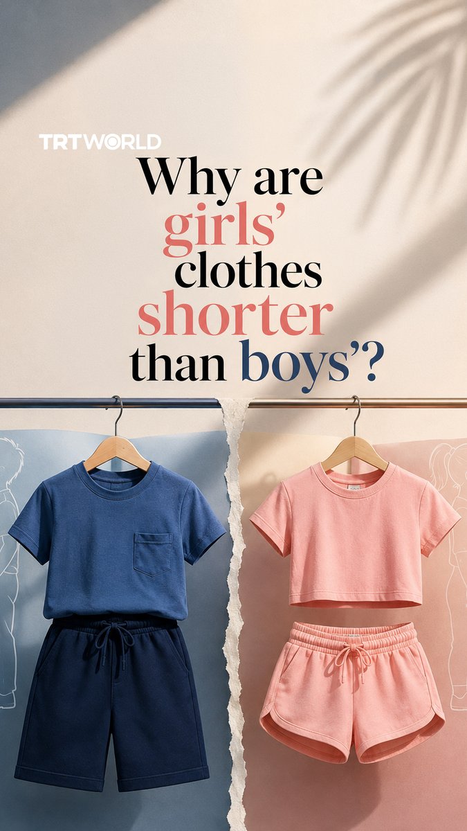 Parents are comparing clothes being sold for boys’ and girls’ of the same ages and asking why girls are often offered shorter, tighter and more revealing styles than their male counterparts. Research suggests the concern isn’t entirely anecdotal: One study of 5,666 pieces of girls’ clothing found almost one in three contained characteristics researchers classified as “sexualising”. So why are girls being introduced to adult-coded fashion so early?