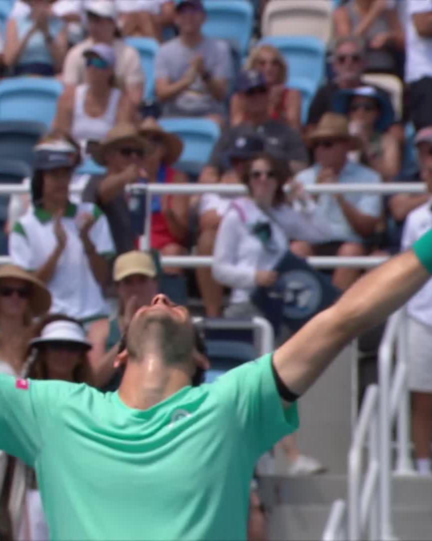 Nuno Borges eliminou Rublev e está nos oitavos de final do Masters de Cincinnati, mais uma vitória histórica do ténis português! 🇵🇹