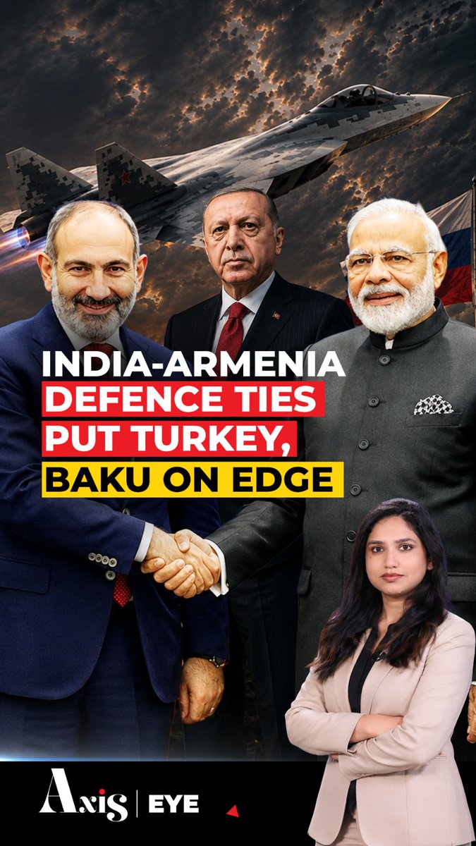 India is deepening its defence ties with Armenia, which has already bought nearly $2 billion worth of Indian weapons. From Pinaka and Akash to a possible BrahMos deal, Shreya Chandra explains why Yerevan is betting on India — and what it means for Azerbaijan, Pakistan and the wider Caucasus. Watch: #India #Armenia #Defence #BrahMos #Pinaka #Akash #Azerbaijan #Pakistan #Geopolitics Shreya Chandra