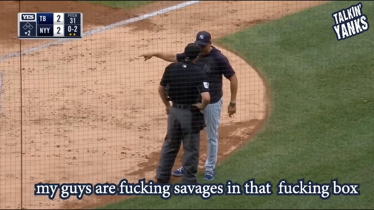 I put together every Aaron Boone ejection breakdown that I've done