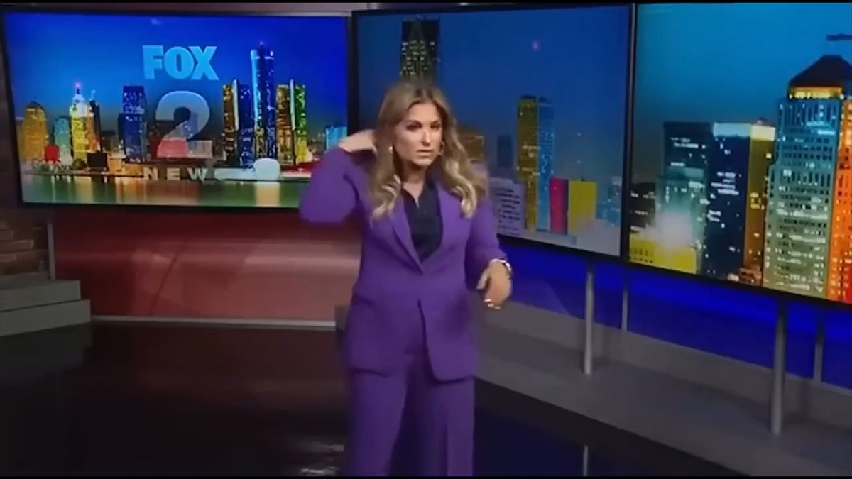 😳 Things got heated in a Detroit newsroom when a news anchor seemingly lost her cool with a coworker. 🎥: Fox 2 Detroit