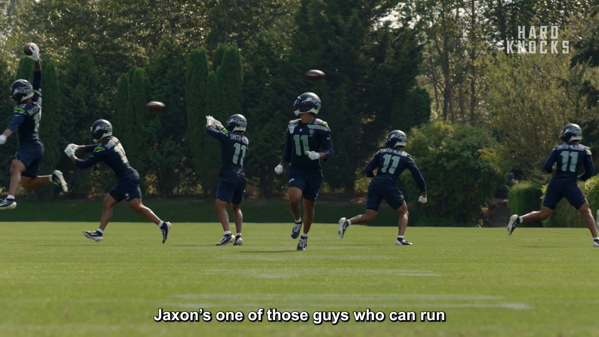 "A good route runner has to be a good artist." JSN has become a master at his craft. New episode of Hard Knocks: Training Camp with the Seattle Seahawks airs tonight at 9PM ET HBO Max