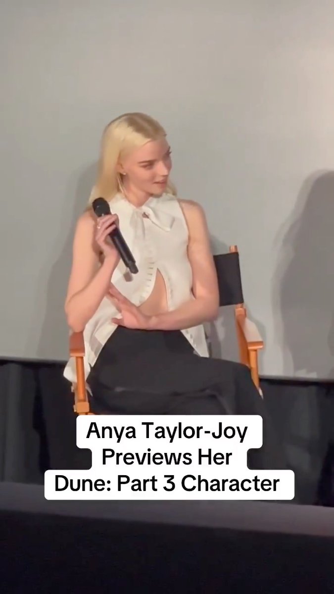 Anya Taylor-Joy previews Alia's journey and her bond with Paul in #DunePartThree.
