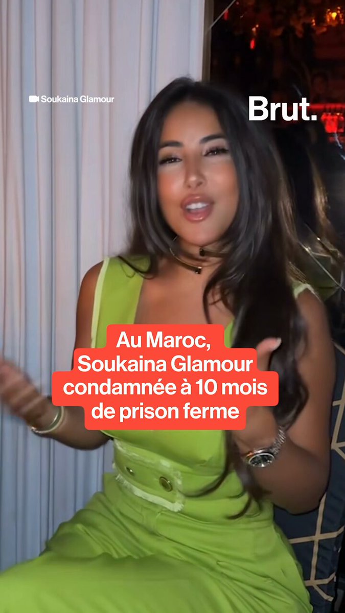 🇲🇦 Au #Maroc, l’influenceuse Soukaina Glamour a été condamnée à 10 mois de prison ferme, à une amende de 500 dirhams et à trois ans d’interdiction d’utiliser les réseaux sociaux. Elle était poursuivie pour la diffusion d’un contenu jugé "contraire aux bonnes mœurs".