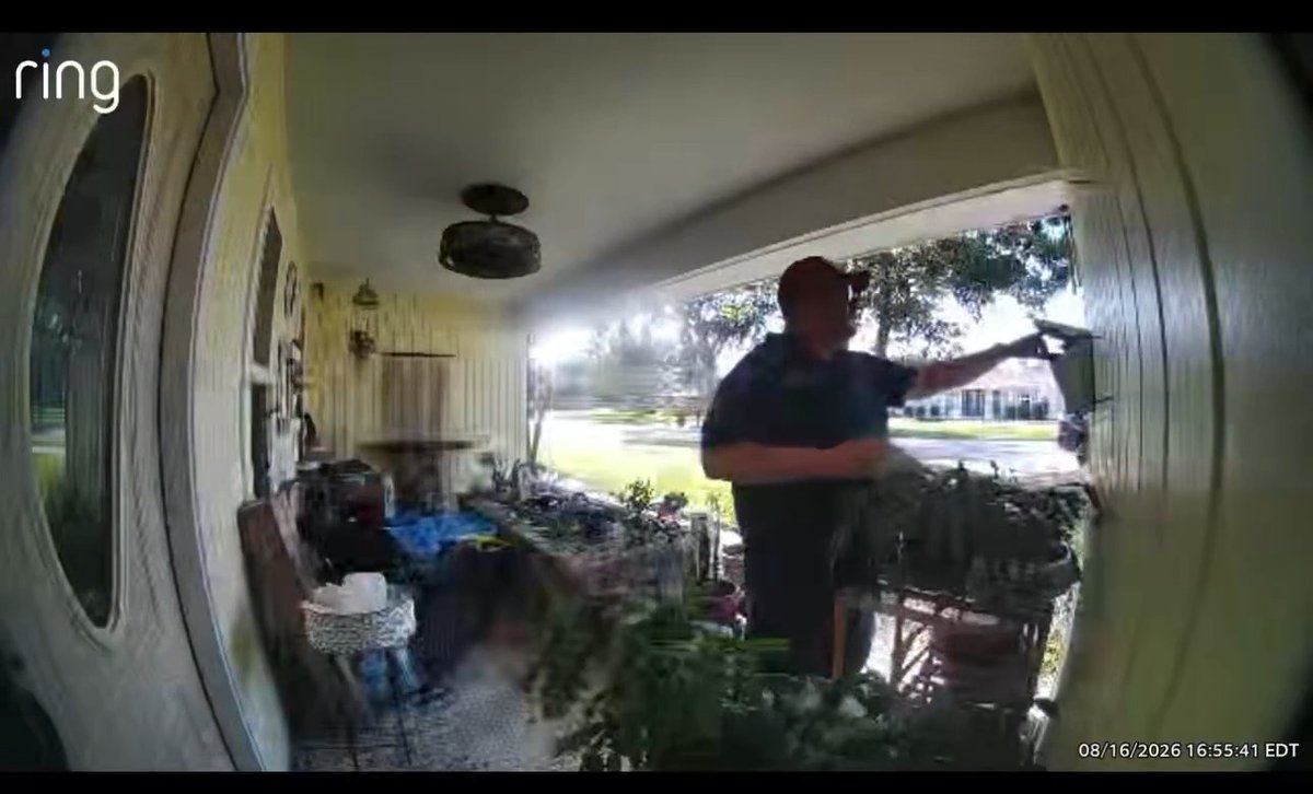 GOP Rep. Randy Fine is caught snooping through a constituent's mailbox while canvassing