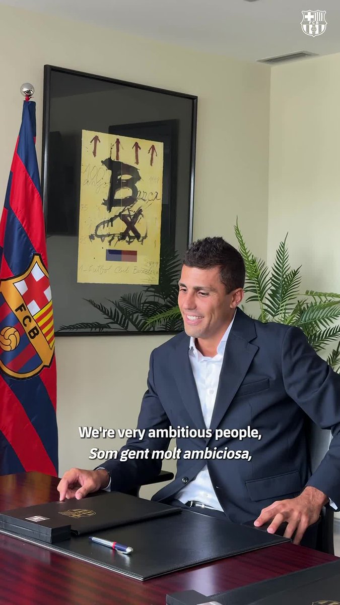 Rodri gives a powerful speech.