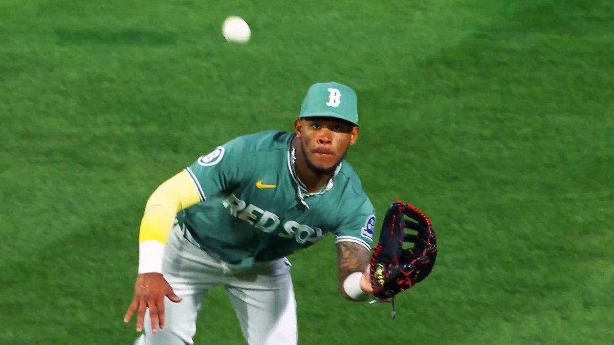 Red Sox 25-year-old Ceddanne Rafaela ranks 6th among position players in WAR this season! MLB Network + New Balance