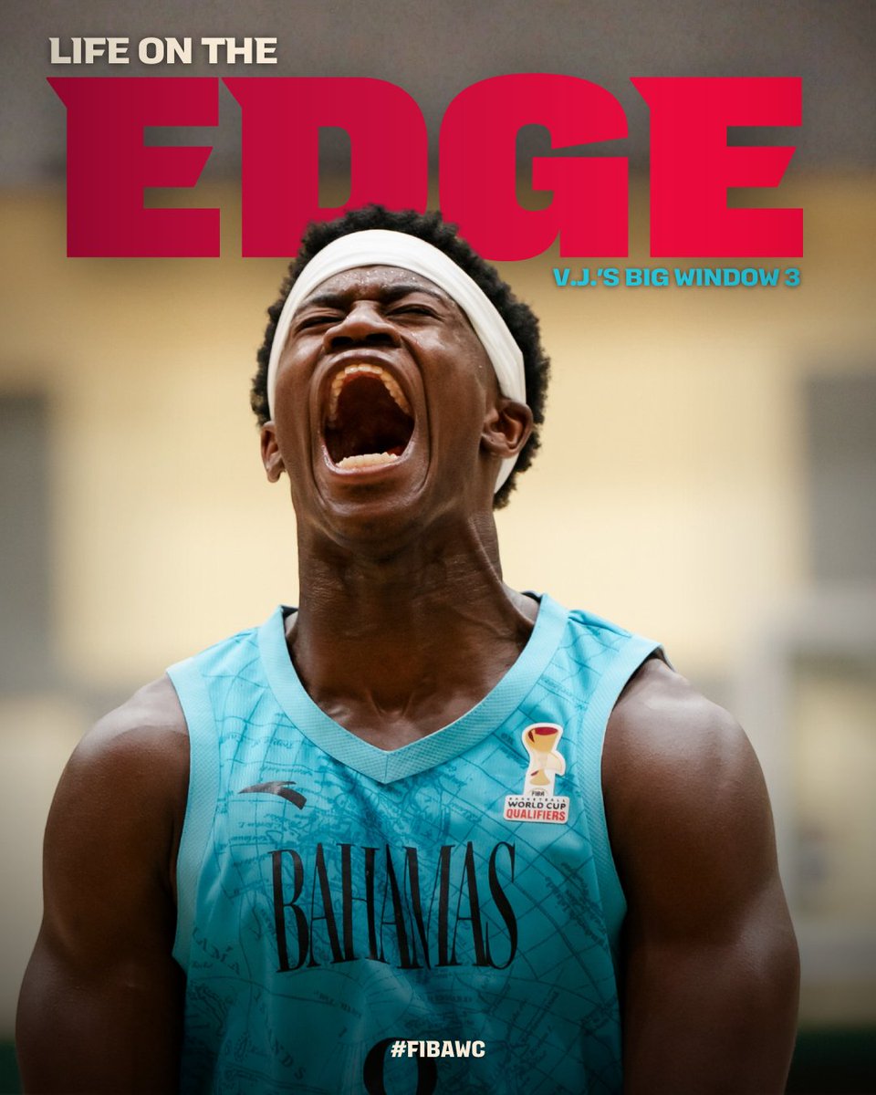 VJ Edgecombe helped the Bahamas clinch a spot in Round 2 of the FIBA World Cup qualifiers! ๐ง๐ธ 22.5 PPG ๐ง๐ธ 7.0 RPG ๐ง๐ธ 4.5 SPG ๐ง๐ธ 55.0 3P% ๐ง๐ธ 2-0 record (via FIBA Basketball World Cup ๐)