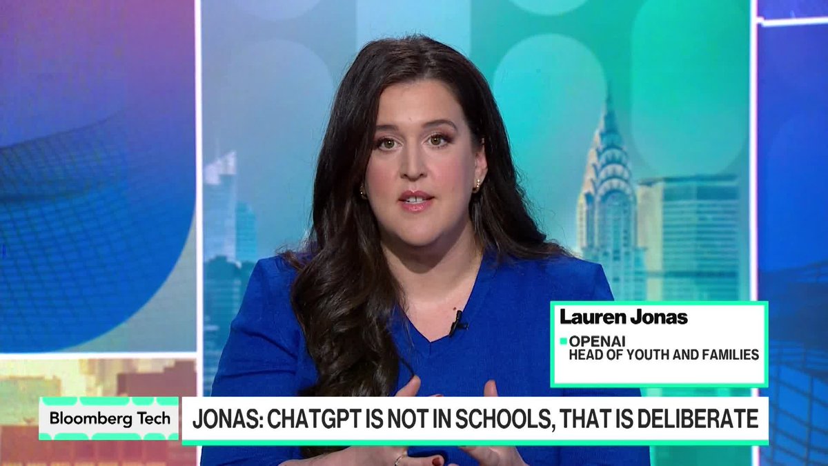 “The model should not be a friend to teens.” Lauren Jonas, OpenAI's head of youth and families, explains the guardrails behind ChatGPT for Teens, including age estimation, parental controls and policies designed to prevent the chatbot from presenting itself as a friend or sentient companion
