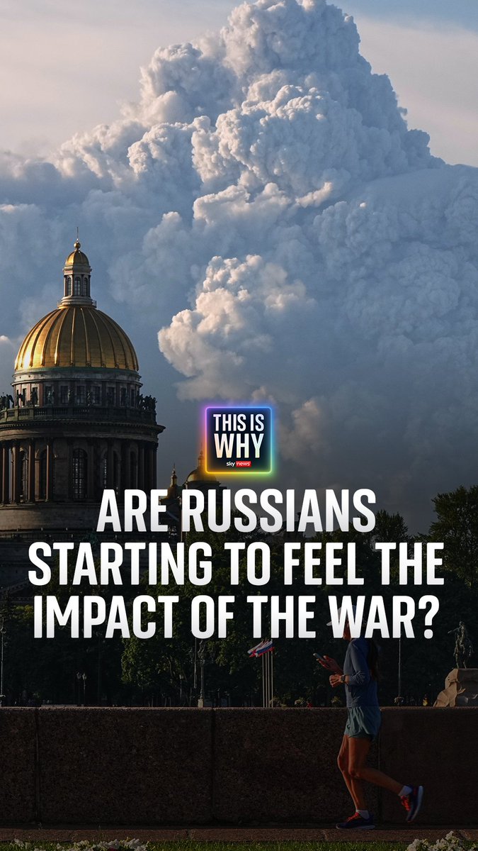 Are Russians starting to feel the impact of the country's invasion of Ukraine? With Ukraine being blamed by Russia for recent drone attacks deep into the country, Niall Paterson speaks to Sky's Moscow correspondent Ivor Bennett about how Russians are feeling about the war. Listen to #ThisIsWhy: