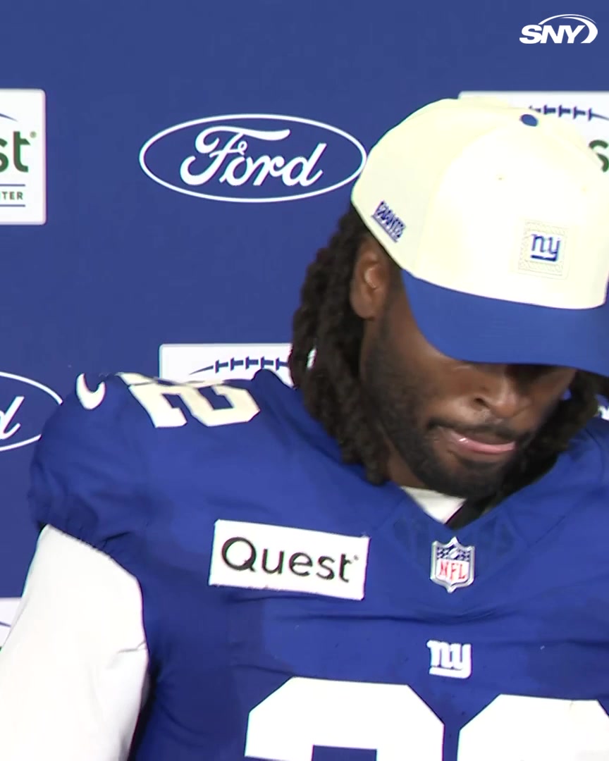 "I think this is a good opportunity here. I think the style of play that they're heading towards is the style of play that aligns with me." Najee Harris talks about why the Giants were the right team for him: